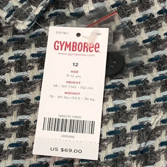 Vintage Gymboree MY BEST FRIEND Coat • Size 12 • New - Picture 6 of 7